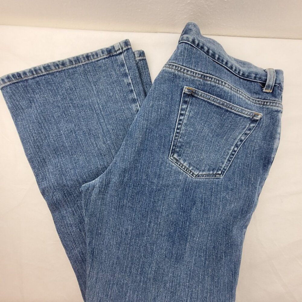 Jones Sport Jeans Women's 16 Blue Bootcut Stretch High Waist Pockets